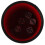 1PC Black/Red Leather Dice Cup Felt Lining Quiet Shaker for Playing Dice Game 10
