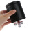 1PC Black/Red Leather Dice Cup Felt Lining Quiet Shaker for Playing Dice Game 2