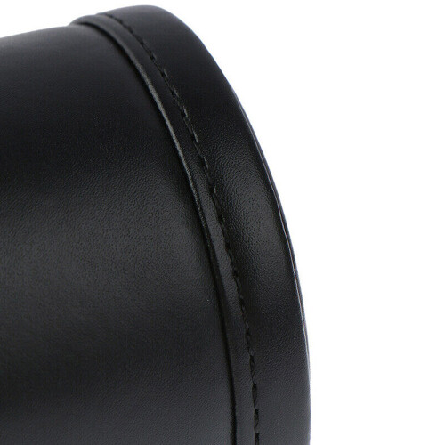 1PC Black/Red Leather Dice Cup Felt Lining Quiet Shaker for Playing Dice Game 2