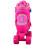 GEEZY (Pink Medium UK 2-4) GEEZY Kids' Adjustable 4-Wheel Roller Skates 4