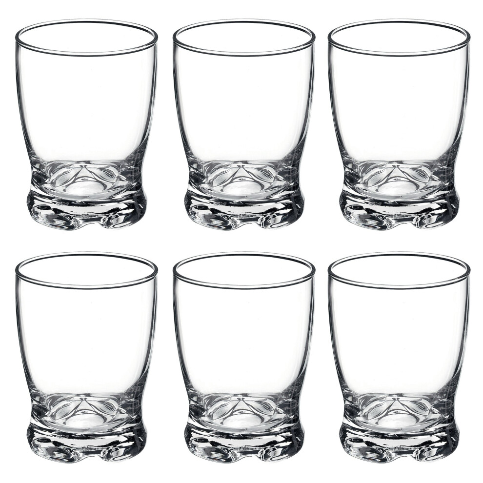 (6 Glasses, 180ml) Bormioli Rocco Drinking Tumblers Glassware Formal