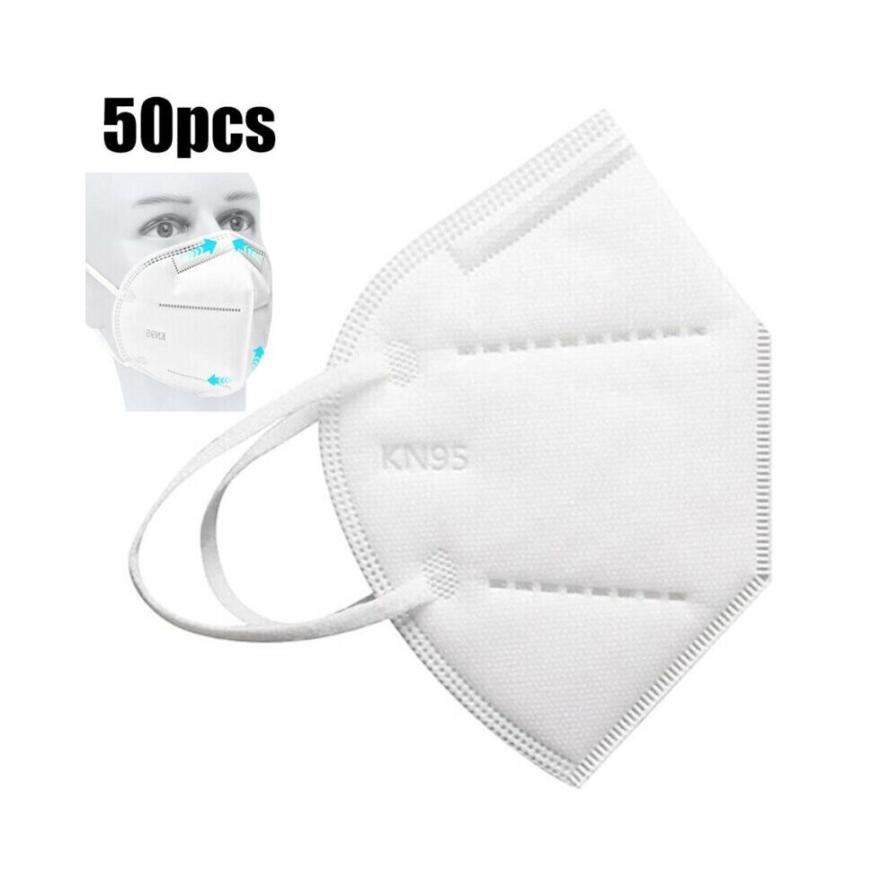 50-Pack KN95 Face Mask Virus Surgical Protective Masks N95 Mask