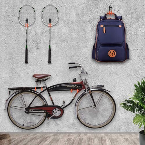 8x Wall Mounted Hanger Racks Heavy Duty Hooks Garage Storage Hooks 2