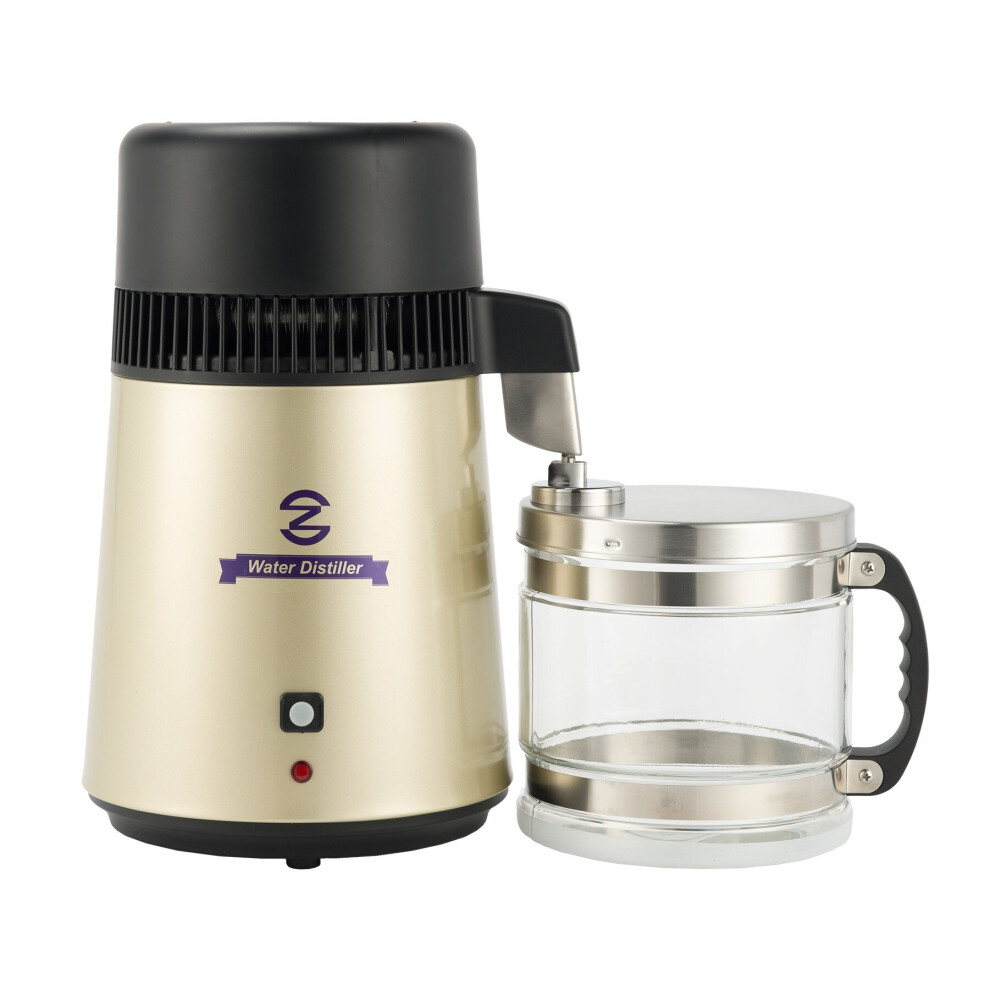 Crenex 4L Gold Water Distiller Stainless Steel Countertop Premium