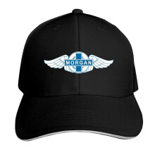(Black) Morgan Car Logo Unisex Adjustable Hat Cap