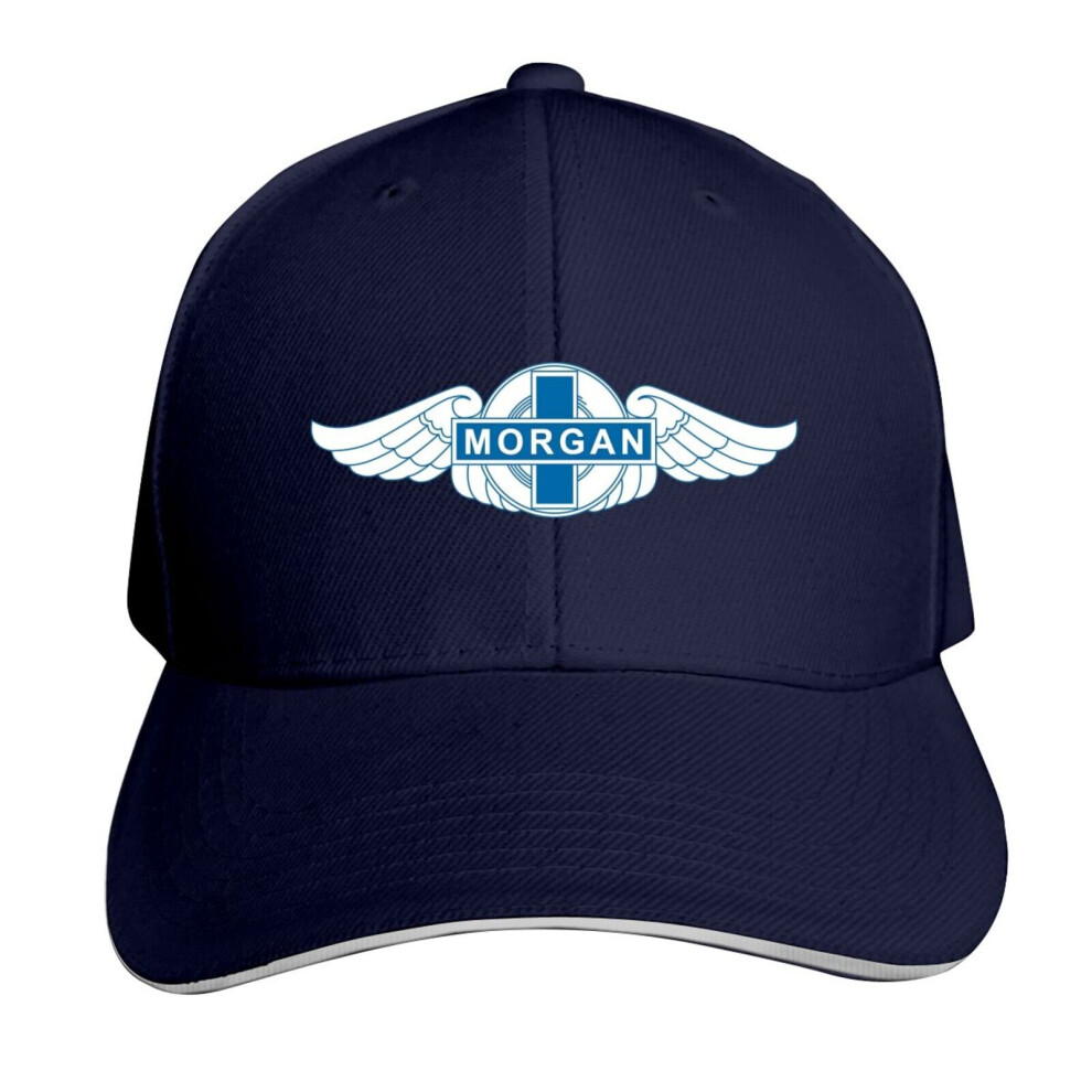 (Navy) Morgan Car Logo Unisex Adjustable Hat Cap