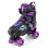 GEEZY (Purple Medium UK 2-4) GEEZY Kids' Adjustable 4-Wheel Roller Skates 5