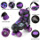 GEEZY (Purple Medium UK 2-4) GEEZY Kids' Adjustable 4-Wheel Roller Skates 2