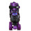 GEEZY (Purple Medium UK 2-4) GEEZY Kids' Adjustable 4-Wheel Roller Skates 4