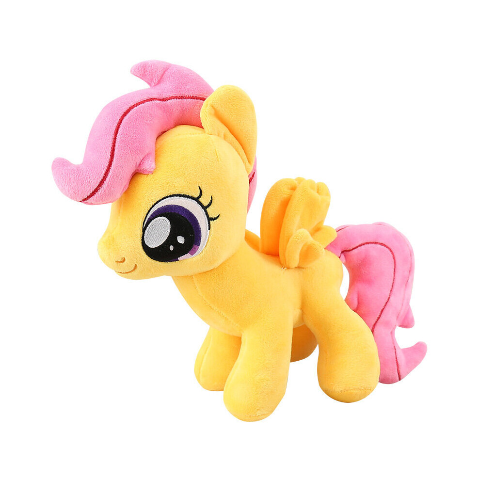 (Scootaloo) 30CM My Little Pony Twilight Sparkle Rainbow Dash Plush Doll Toy