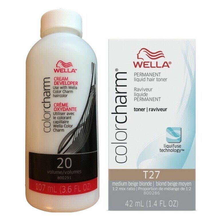 (Wella T27 + Wella Developer Vol 20) Wella T18 / T14 / T11 / T27 / T28