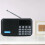 Digital Radio Portable with FM Rechargeable Battery Bluetooth Speaker 2