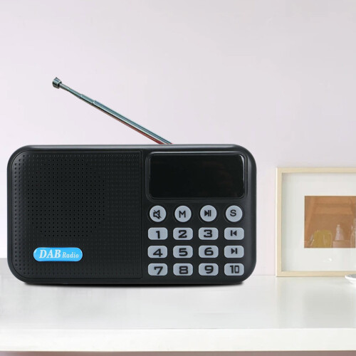 Digital Radio Portable with FM Rechargeable Battery Bluetooth Speaker 1