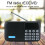 Digital Radio Portable with FM Rechargeable Battery Bluetooth Speaker 7