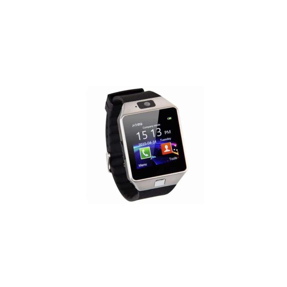 (Silver) Dz09 Bluetooth Smart Watch Compatible With Android Ios With Camera Sim Slot Silver 699346562992