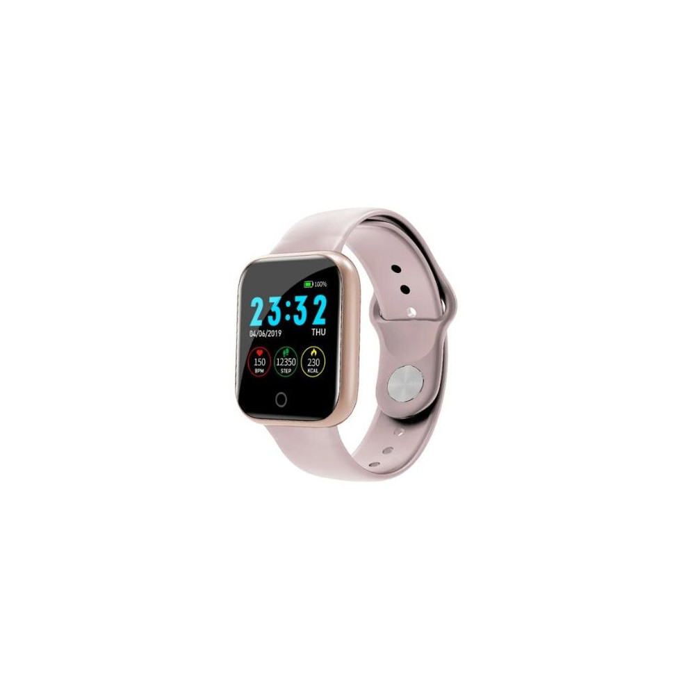 (Pink) Fitness Tracker Smart Watch Pedometer Heart Rate Blood Pressure Monitor Pink