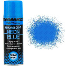 Neon Blue Spray Paint Fluorescent 200ml