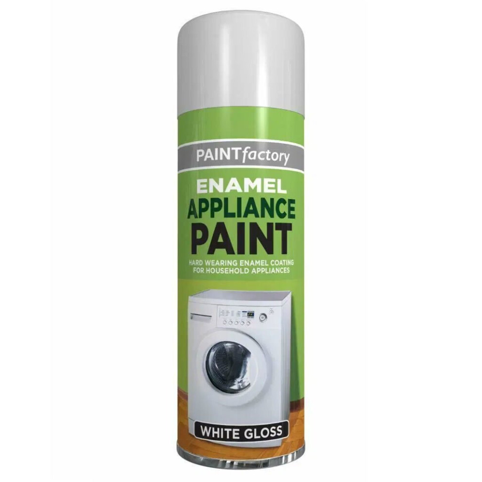 Paint Factory Enamel Appliance Paint White Gloss 300ml