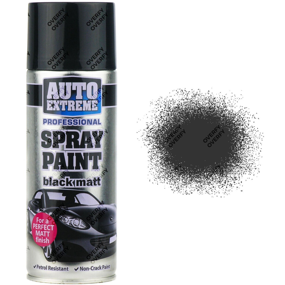 Black Matt Spray Paint 400ml