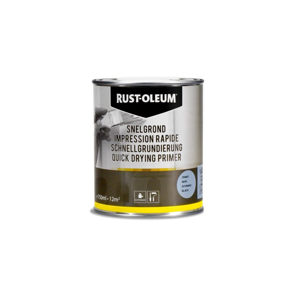 Rust-Oleum Black Quick Drying Primer 750ml