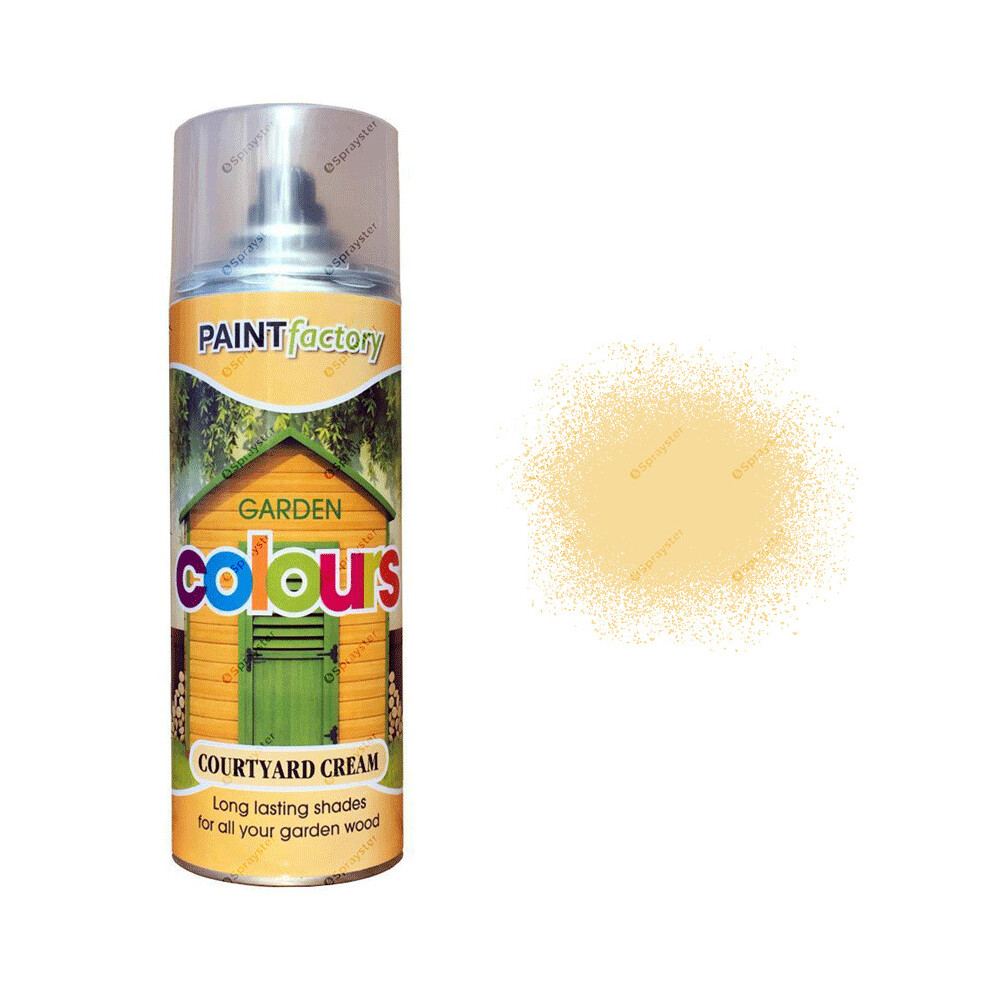 Courtyard Cream Spray Paint 400ml