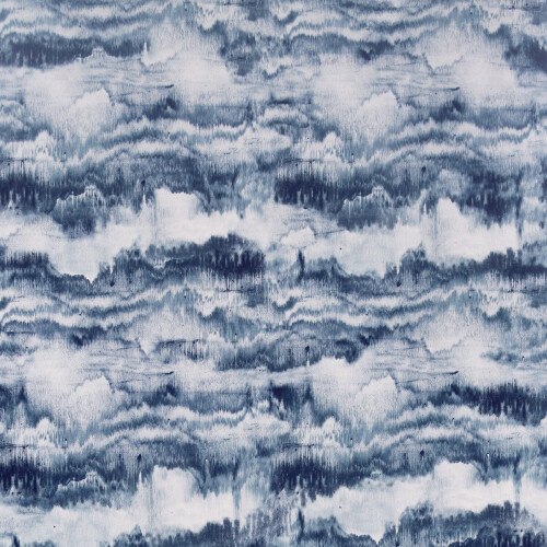 Arthouse Studio Painted Canvas Wallpaper Navy Blue Arthouse 921606
