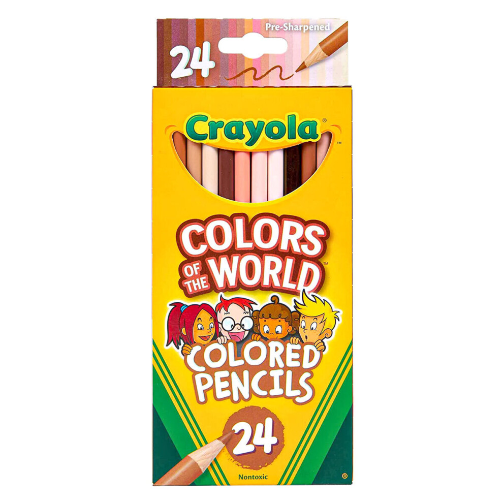 24 Colours of the World Coloured Pencils