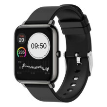 (Black) Smart Watch Waterproof Bluetooth Fitness Tracker Fitbit Samsung iPhone Android