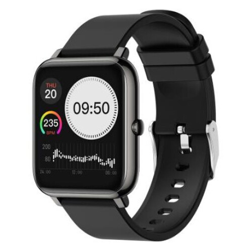 (Black) Smart Watch Waterproof Bluetooth Fitness Tracker Fitbit Samsung iPhone Android