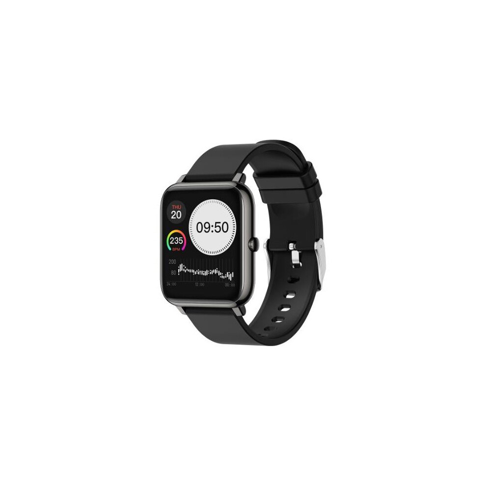 (Black) Smart Watch Waterproof Bluetooth Fitness Tracker Fitbit Samsung iPhone Android