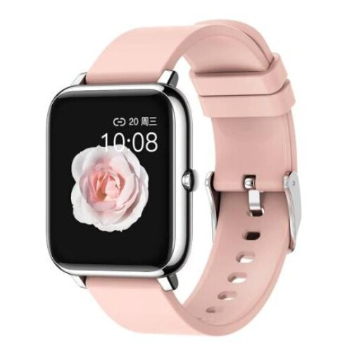 (Pink) Smart Watch Waterproof Bluetooth Fitness Tracker Fitbit Samsung iPhone Android