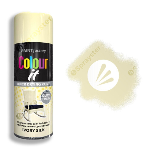 Rapide Colour It Ivory Silk Spray Paint Gloss 400ml