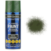 NATO Green Spray Paint All Purpose Matt 400ml