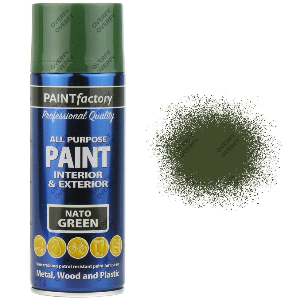 NATO Green Spray Paint All Purpose Matt 400ml