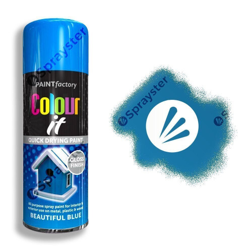 Rapide Colour It Beautiful Blue Spray Paint Gloss 250ml