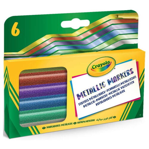 Crayola Crayola 6 Metallic Markers