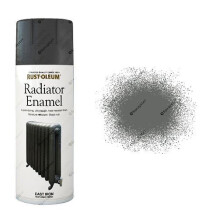 Rust-Oleum Cast Iron Grey Radiator Enamel Spray Paint 400ml