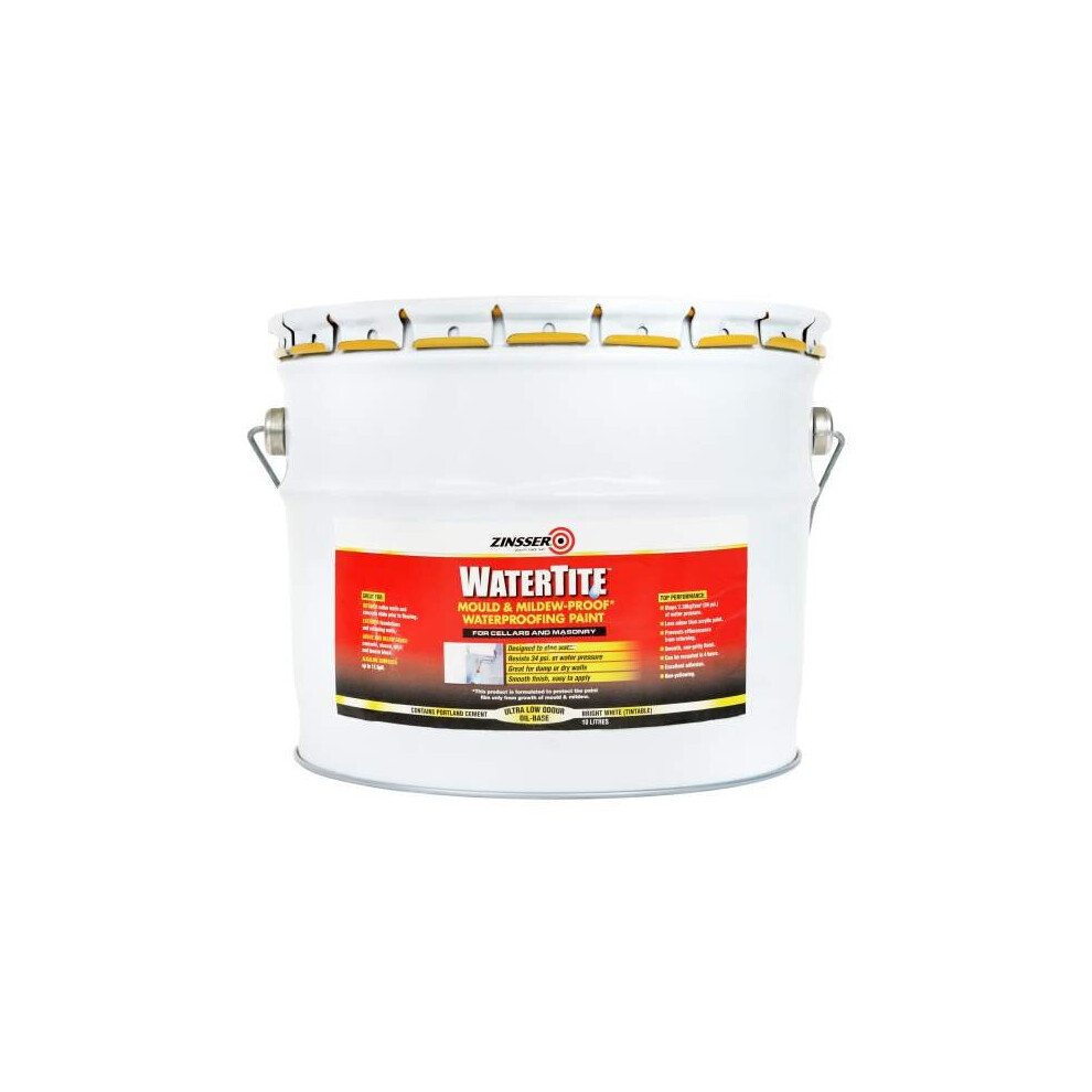 Zinsser Watertite Waterproofing Paint Bathroom Cellar 10L