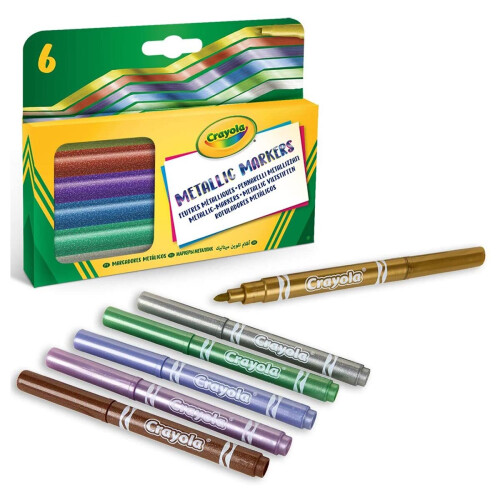 Crayola Crayola 6 Metallic Markers 1