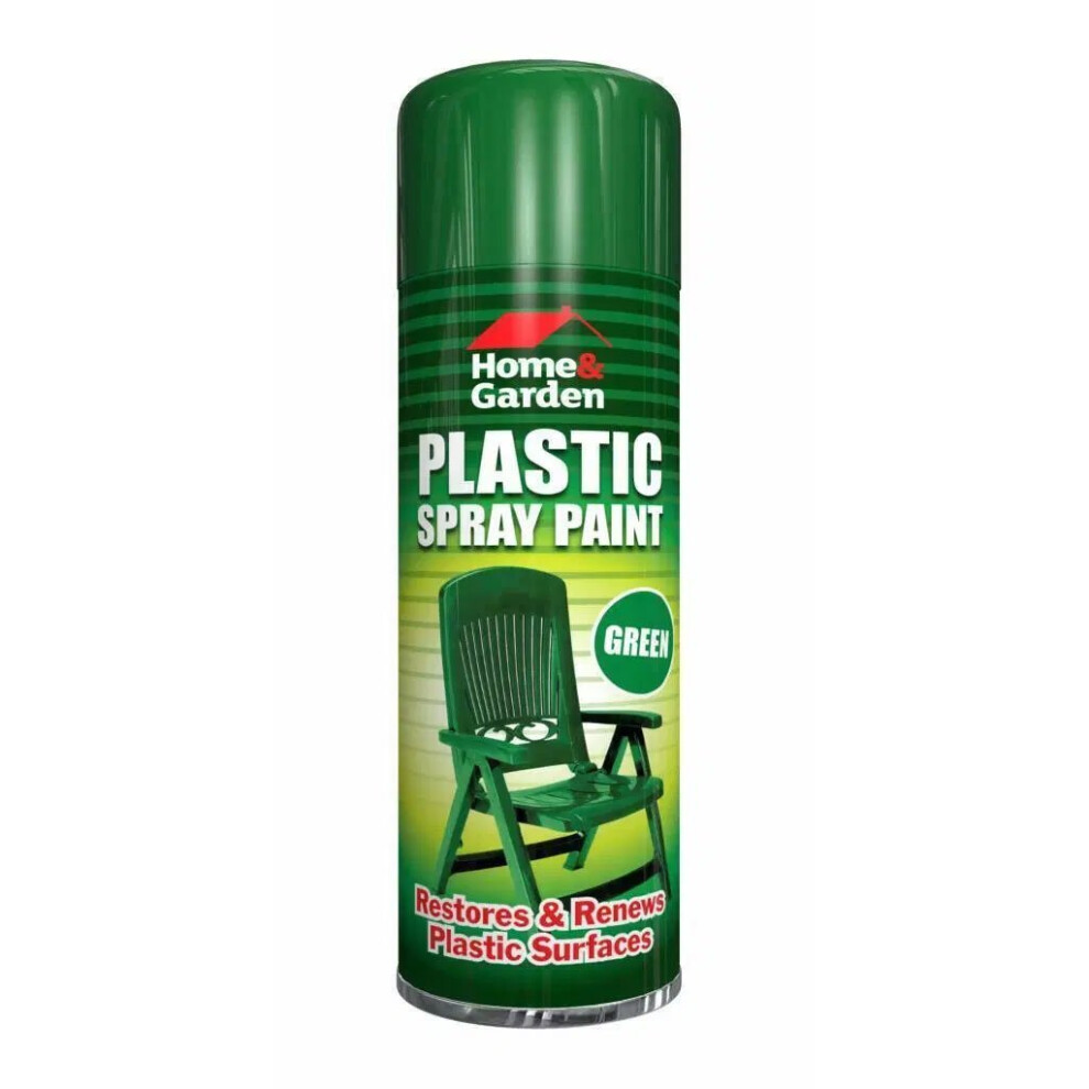 Home And Garden Plastic Spray Paint Green 300ml