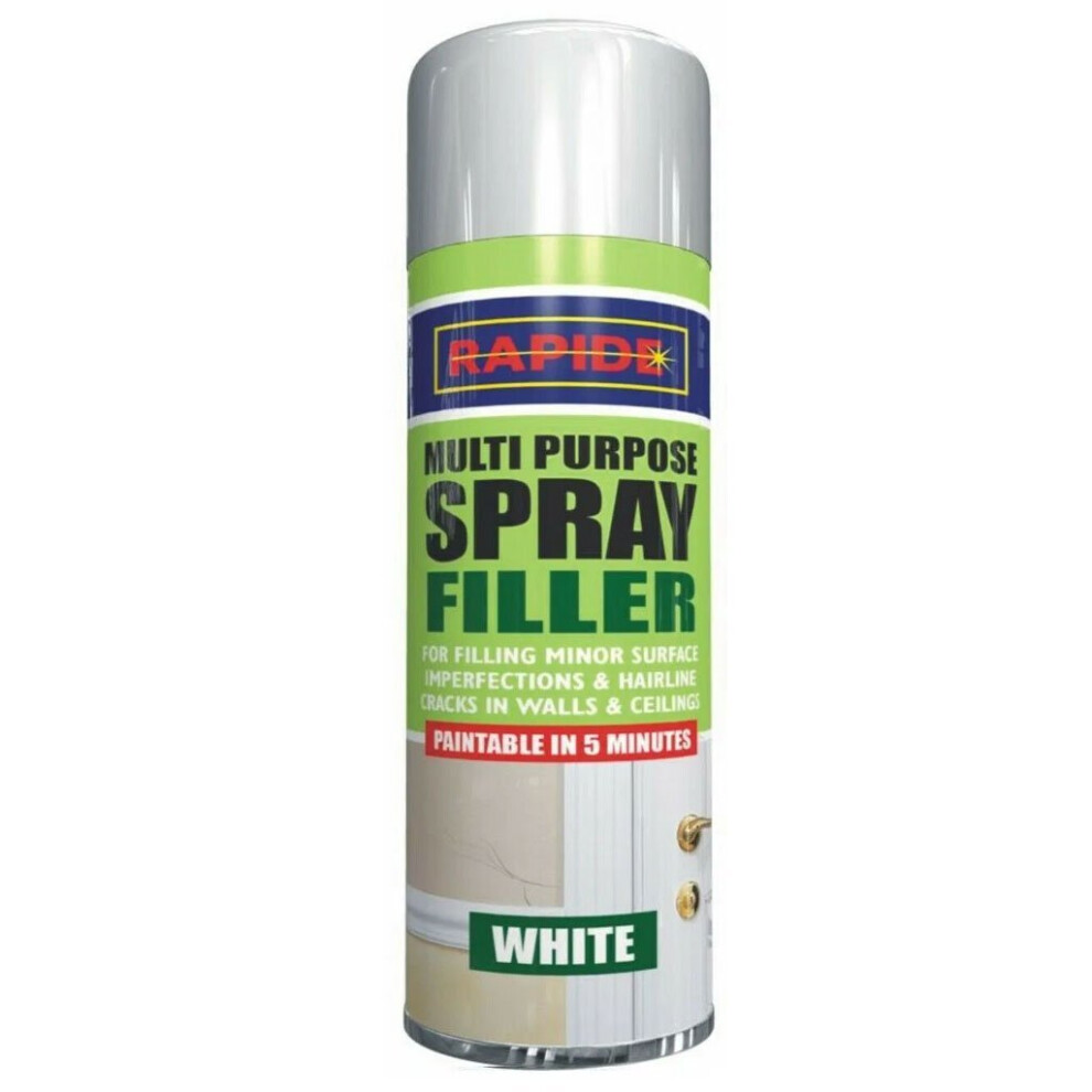 Rapide Multi Purpose Spray Filler White 300ml