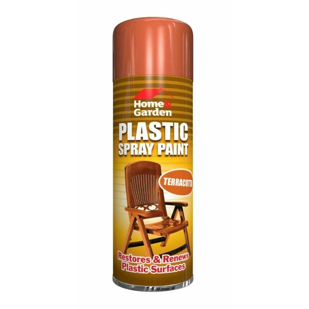 Home And Garden Plastic Spray Paint Terracotta 300ml