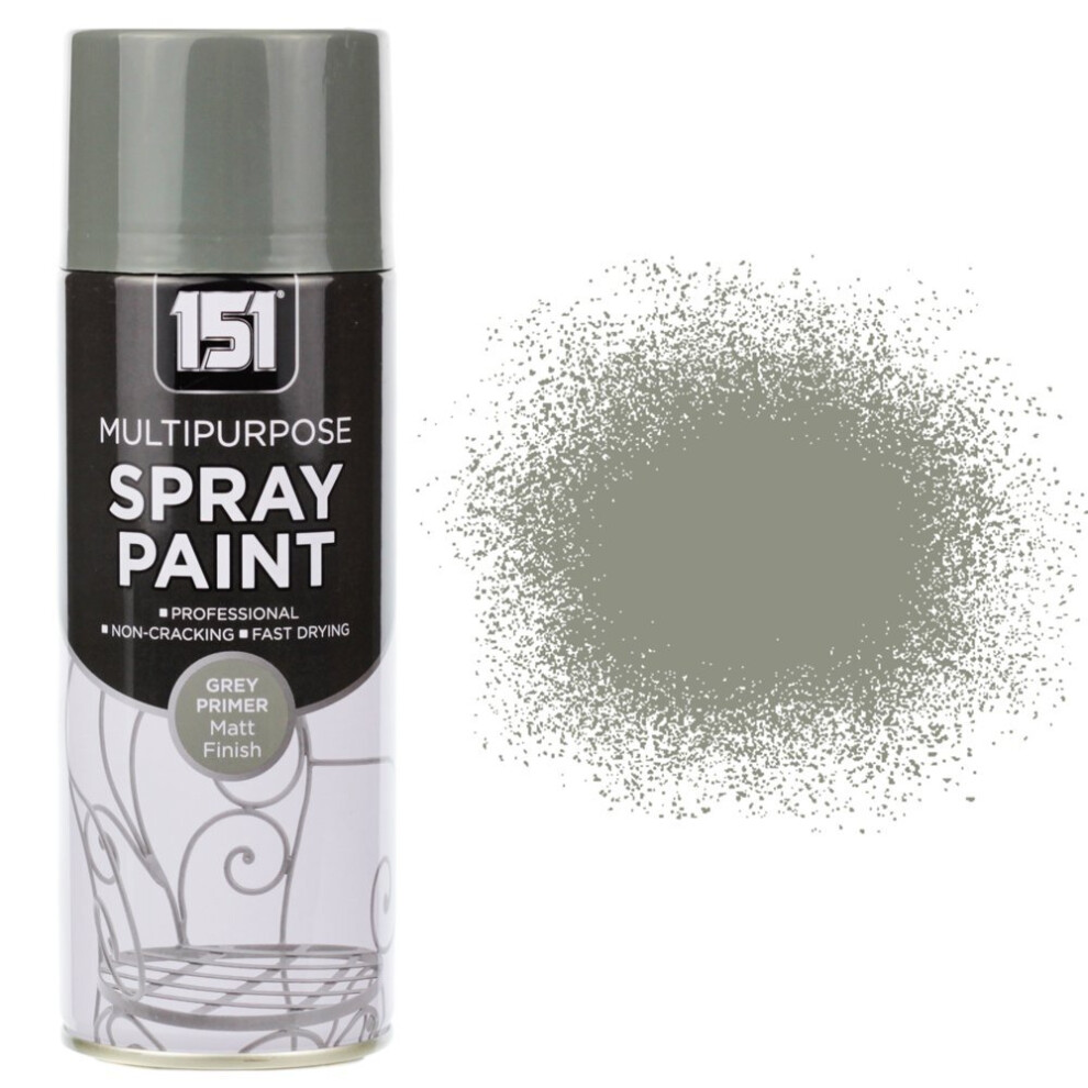 400Ml 151 Grey Primer Spray Paint 5053249215303