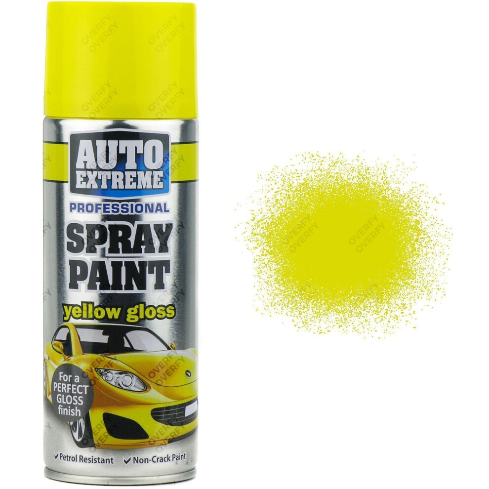 Yellow Gloss Spray Paint 400ml