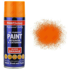 Orange Spray Paint Gloss All Purpose 400ml