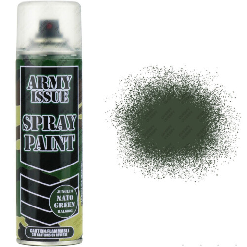 Nato Green Matt Spray Paint Army Camouflage Combat Theme 250ml