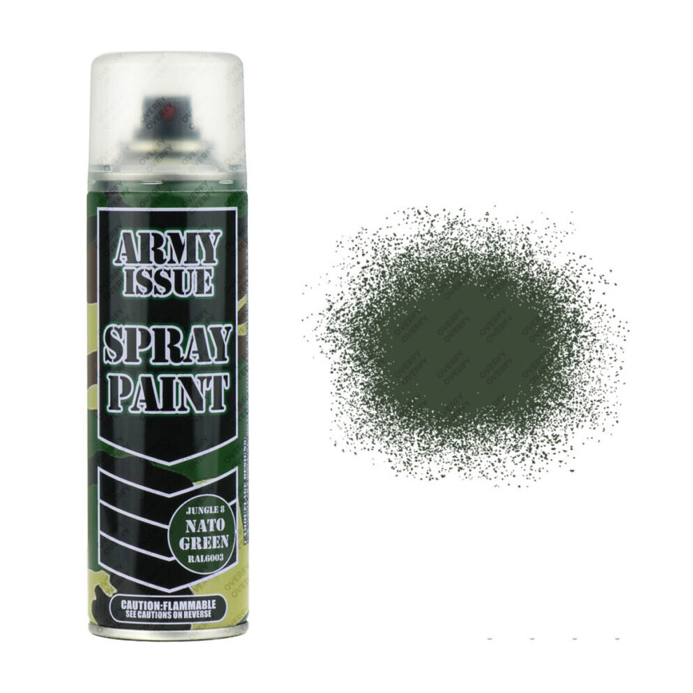 Rapide Nato Matt Spray Paint Army Camouflage Combat Theme 250Ml Green