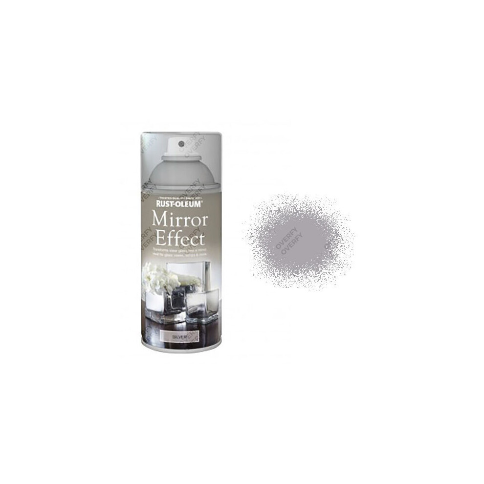 Rust-Oleum Silver Mirror Effect Spray Paint Gloss 150ml
