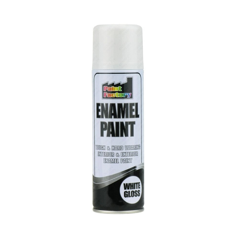 Gloss White Enamel Spray Paint 400ml