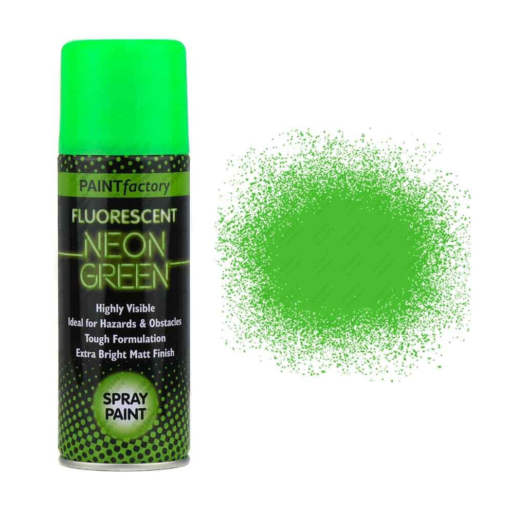 Neon Green Spray Paint Fluorescent 200ml